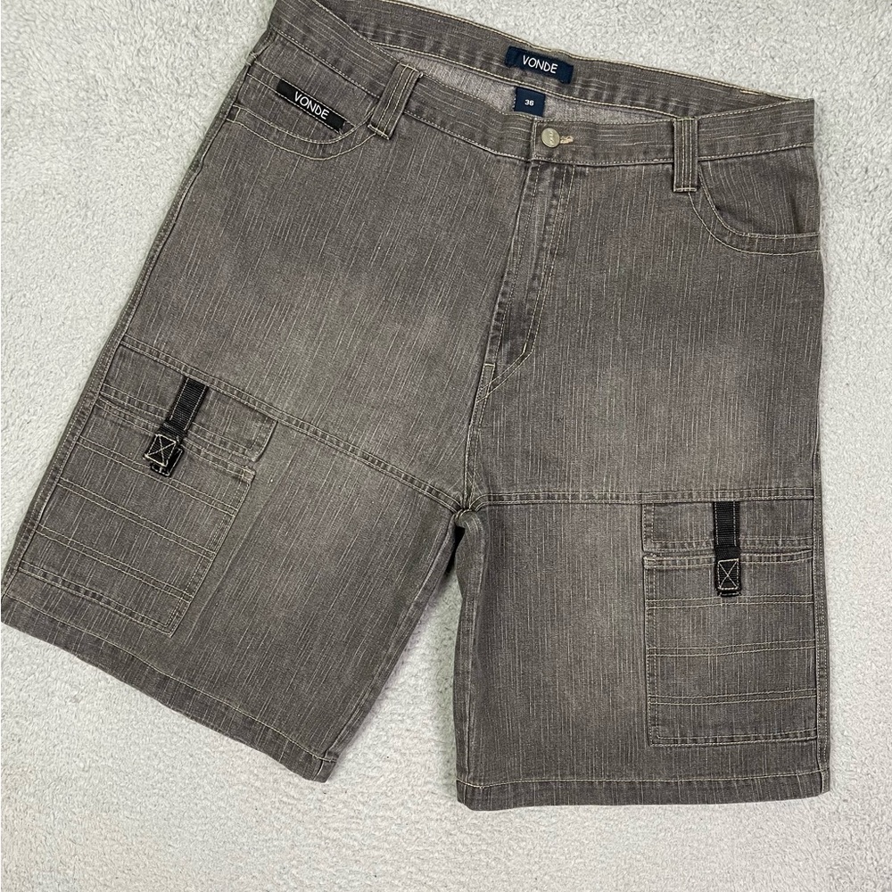 Vintage y2k baggy‎ jean shorts